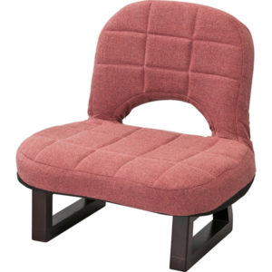 正座椅子・あぐら椅子としても使える。背もたれ付き座椅子 125-16126｜詳細画像